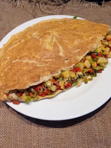 Sebzeli Omlet